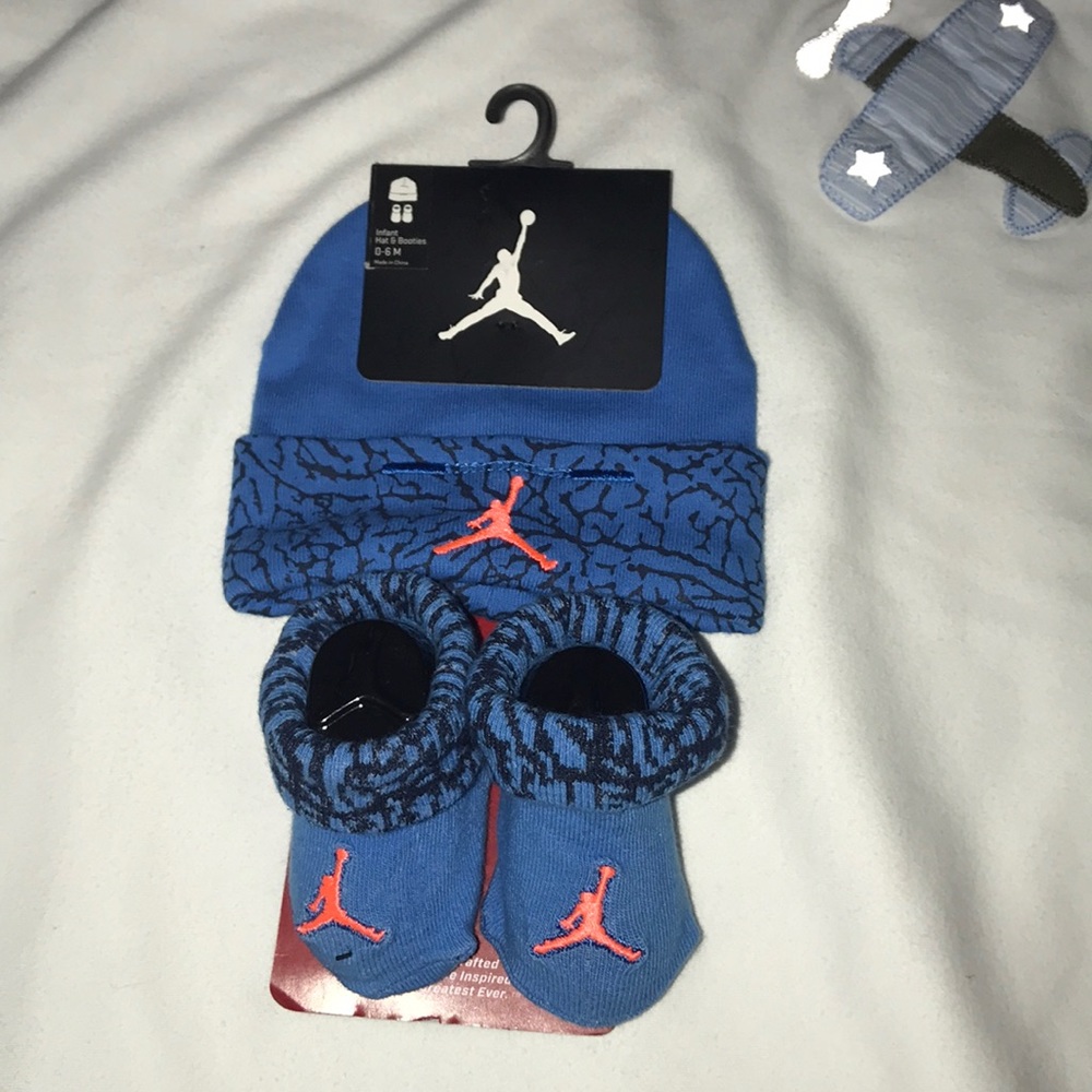 Infant hat and booties